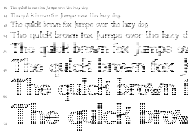 Little Rainy Day font waterfall